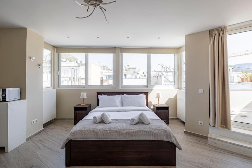 Penthouse In The Heart Of Athens Apartment Ngoại thất bức ảnh